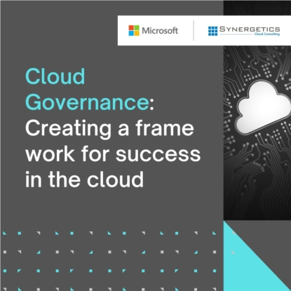 Cloud Governance – Bringing Everything Together.